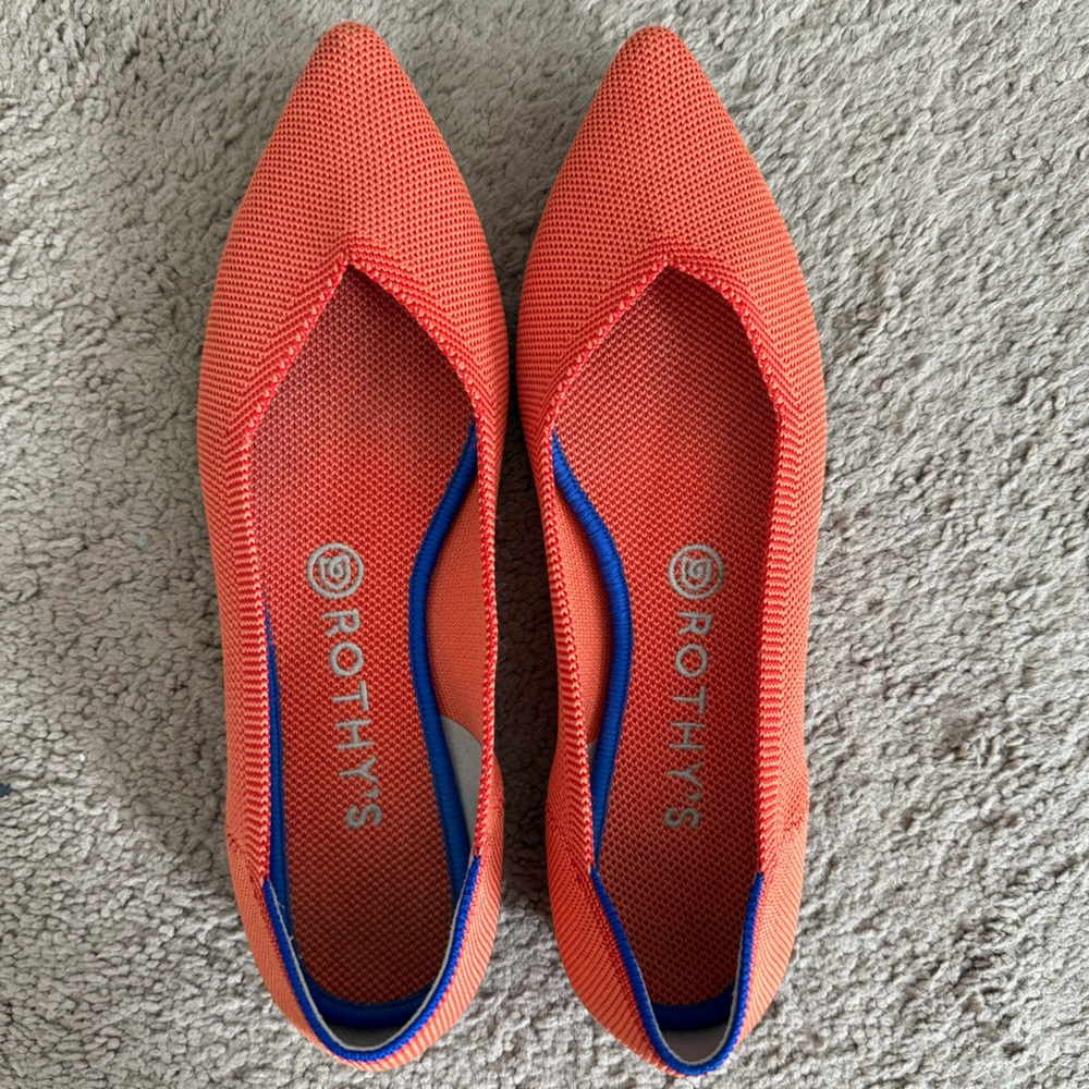 Rothy's Women's Persimmon Points - Picture 2 of 6